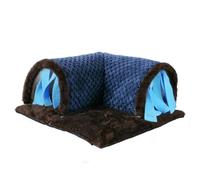 Jhdwu Warm Guinea Pig Hideout Tunnel Bed, Soft Removable Guinea Pig Tunnels And Tubes for Cage, Hides Fleece For Rat, Sturd