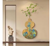 JHDXL 3D Wall Art Sculpture Decoration, Creative Three-dimensional Decorative Painting, Chinese Wall Hanging Paintings, for Living Room Dining Room Bedroom Office(Yellow 4,42 * 60cm/16.5 * 24in)