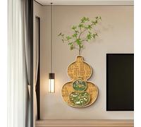 JHDXL 3D Wall Art Sculpture Decoration, Creative Three-dimensional Decorative Painting, Chinese Wall Hanging Paintings, for Living Room Dining Room Bedroom Office(Yellow 2,49 * 70cm/19.5 * 28in)