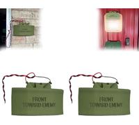 JHDZ Doorbell Gift Perfect For Pranks And Security,Front Toward Enemy,Do Not Disturb Door Bell Button,Funny Pranks Joke,Gag Stuff Gifts,Adults Home Decor,2SET