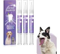 JHDZ Lettuce Pets Toothbrush,2024 New Dog Teeth Cleaning Pen,Pet Teeth Whitening,Pets Dog Toothbrush,Pet Oral Gel,Pet Breath Freshener Gel Care Cleaner,3PCS