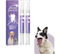 JHDZ Lettuce Pets Toothbrush, Dog Teeth Cleaning Pen, Pet Teeth Whitening, Oral Gel, Breath Freshener, 2PCS
