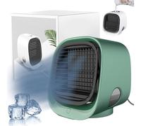 JHDZ Oribreeze Air Conditioning,Oribreeze Portable Air Conditioner,New Upgrade Ori Breeze Desktop Air Conditioner With Night Light Cooling Fan For Car Camping Office Room,Green