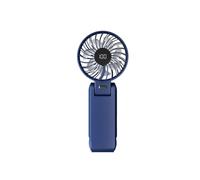 Jhebecneks Rechargeable Handheld Fan with LED Display Foldable Cooling Personal Handy Fan Pocket Fans Cute Design Battery Powered Desktop Lightweight for Outdoor Office Travel Camping Home Summer