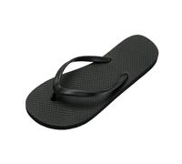 Jhebeks Black Flip Flops Womens Uk Flat Lightweight Slim Sandals Non Slip Flip Flops Comfortable Summer Beach Walking Cushion Sandals Slip On Indoor Outdoor for Shower Bathroom Size 5.5
