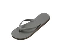 Jhebeks Grey Flip Flops Womens Uk Flat Lightweight Slim Sandals Non Slip Flip Flops Comfortable Summer Beach Walking Cushion Sandals Slip On Indoor Outdoor for Shower Bathroom Size 6.5