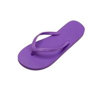 Jhebeks Purple Flip Flops Womens Uk Flat Lightweight Slim Sandals Non Slip Flip Flops Comfortable Summer Beach Walking Cushion Sandals Slip On Indoor Outdoor for Shower Bathroom Size 4.5