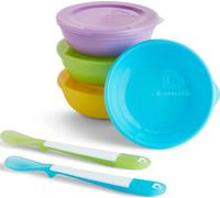 Jheppbay Munchkin Love-a-Bowls 10 Piece Feeding Set, Multicolor