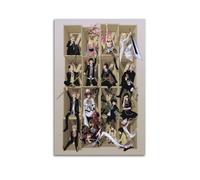 JHFQ Anime Blue Exorcist CharacterWall Art Canvas Poster Music Albums And Movies Decorative Painting for Living Bed Room 12x18inch(30x45cm) Unframe-style