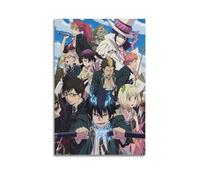 JHFQ Blue Exorcist Anime PosterWall Art Canvas Poster Music Albums And Movies Decorative Painting for Living Bed Room 16x24inch(40x60cm) Unframe-style