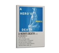 JHFQ Fontaines D.C A Hero Death PosterWall Art Canvas Poster Music Albums And Movies Decoration Artwork Gifts Room Aesthetics 08x12inch(20x30cm) Frame-style