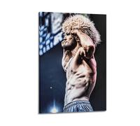 JHFQ Khabib NurmagomedovWall Art Canvas Poster Music Albums And Movies Decorative Painting for Living Bed Room 20x30inch(50x75cm) Frame-style