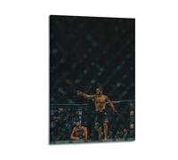 JHFQ Khabib NurmagomedovWall Art Canvas Poster Music Albums And Movies Decorative Painting for Living Bed Room 20x30inch(50x75cm) Frame-style