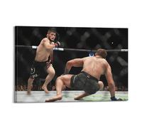 JHFQ Khabib NurmagomedovWall Art Canvas Poster Music Albums And Movies Decorative Painting for Living Bed Room 16x24inch(40x60cm) Frame-style