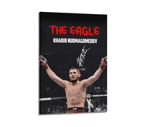 JHFQ Khabib NurmagomedovWall Art Canvas Poster Music Albums And Movies Decorative Painting for Living Bed Room 08x12inch(20x30cm) Frame-style