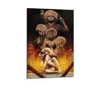 JHFQ Khabib NurmagomedovWall Art Canvas Poster Music Albums And Movies Decorative Painting for Living Bed Room 20x30inch(50x75cm) Frame-style
