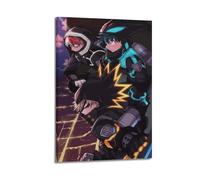 JHFQ My Hero Academia MhaPrinting Wall Art Posters Canvas Posters Artwork Gifts Room Aesthetics12x18inch(30x45cm) Frame-style