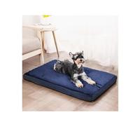 JHIAADEY Bean Bag Dog Bed,Dog bed, pet bed, cat bed, removable and washable waterproof dog bed, soft pet bed, imitation memory egg cotton(Blue,XL(104 * 74 * 10CM))