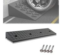JHIAADEY Heavy Duty Curb Ramps,Car Slop Ramps,Compression-Resistant And Wear-Resistant,Suitable For Loading And Unloading Docks,Warehouses,Wheelchairs,Cars(100 * 25 * 6cm/39.3 * 9.8 * 2.3in)