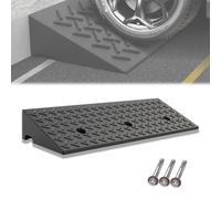 JHIAADEY Heavy Duty Curb Ramps,Car Slop Ramps,Compression-Resistant And Wear-Resistant,Suitable For Loading And Unloading Docks,Warehouses,Wheelchairs,Cars(100 * 30 * 14cm/39.3 * 11.8 * 5.5in)
