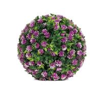 JHIALG 20CM Simulation Green Plant Grass Ball Shopping Mall Hotel Ceiling Decoration Hanging PE Plastic Flower Eucalyptus Ball mum balls spheres boxwoods ball boxwoods Faux Hanging Patio Garden, outd