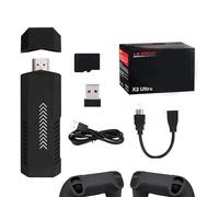 JHIALG X2 Ultra Game Stick 4k, Retro Game Stick with Built-in 9 Emulators, Plug and Play Video Gaming Console with 256G/58,000+ Games, Plug and Play Video Games for TV (256GB)