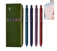 JHIYUUP Astroline Pen, Astrolone Gel Pens, Gradient Gel Pen Set, Press Type Quick Drying Carbon GelPens with Fidget Ball, 0.7mm Black Ink Pens for Journaling Note Taking