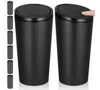 JHJUNOZ Car Trash Can for Toyota bZ4X | 2022-2025 2026 for Auto Dustbin Vehicle Bin, cup holder garbage organizer, one piece leakproof, daily commute, compact