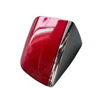 Jhkfbgdqjh Car Door Handle for MG MG6 MK2 HS GS ZS for Roewe RX8 RX5 RX3 I6 I5 2019 2020 1PC Front Left Chrome Exterior Door Handle Cap Cover Trim 10178566SPRP(CHIYAN Red)