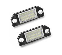 Jhkfbgdqjh Car Plate Light Lamp For Focus MK2 ST 225 C Max 2003 2004 2005 2006 2007 2008 2PCS Car LED Number License Plate Light Lamps Lighting