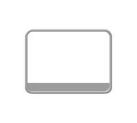 Jhkfbgdqjh Navigation Protective Film For Tesla For Model 3 Y Central Control Screen Display Protector Frame Navigation Silicone Protection Case Auto Interior(Gray)