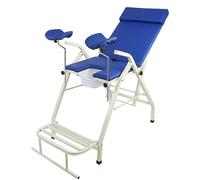 JHKG Gynecological Examination Table - Folding Bed for Hospital & Beauty Salon - Surgical Flushing & Women Nursing Equipment - Examination Chair - Gynecological Device
