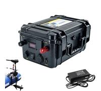 JHKJ 12V 24V 48V 60Ah 80Ah 100Ah 150Ah Marine Lithium Battery Rechargeable Thruster Battery for Electric Fishing Boat Propeller and Marine Vessel Propulsion with Charger,24V,100Ah