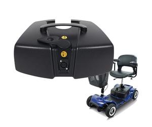 JHKJ 24V 12Ah Elderly Mobility Scooter Battery 24 volt 12000mAh Replacement Lithium Battery for 3 or 4 Wheel Models with Handle for 0-300W Motor