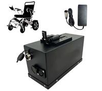 JHKJ 24V 13Ah 6.6Ah 16Ah 24Ah 20Ah Wheelchair Battery 24 Volt Lithium Batteries for Mobility Scooter/Trolley Power Assist/Wheelchair with Charger,24V13Ah