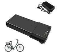 JHKJ 36 Volt Rear Rack Lithium Battery 36V 10Ah 12Ah 14Ah Rechargerable Ebike Lithium Batteries for Electric Bicycle Motor with Charger,36V 14Ah