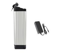 JHKJ 36V 10.4Ah 14Ah Lithium Batteries 48V 10.5Ah Replacement Battery with Charger and USB Port Built-in Lithium Battery for 50W-500W Motor Kits,36V12Ah