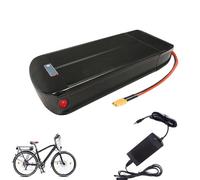 JHKJ 36V 10Ah 12Ah 15Ah 17.5Ah Rear Rack Ebike Lithium Battery 48V 10Ah 12Ah 14Ah Electric Bike Batteries with Charger for 50W-700W Mountain Bike Motor,XT60,48V 10Ah