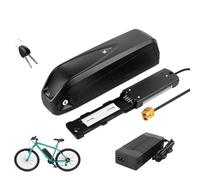 JHKJ 36V 10Ah 13Ah 15Ah Ebike Downtube Batteries 48V 10Ah 15Ah 17.5Ah Folding Bike Battery 52V 13Ah 15Ah Electric Mountain Bike Battery for 0-1000W Motor with Charger,XT60,48V10Ah