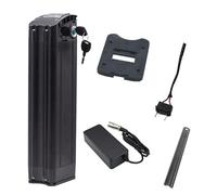 JHKJ 36V 10Ah 15Ah 17.5Ah Lithium Battery 48V 8Ah 12Ah 14Ah Built-in Lithium Battery with Charger and Safety Lock Replacement Batteries for Electric Bike,2pin 36V10Ah