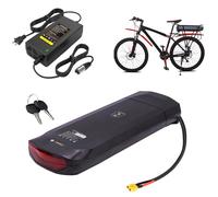 JHKJ 36V 10Ah E-bike Batteries 48V 8Ah Mountain Bike Li-ion Battery with Charger Rear Rack Lithium Battery for 50W-480W Motor Conversion Kits,XT60 36V10Ah