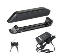 JHKJ 36V 15Ah Lithium Battery Pack 48V 10Ah Down Tube Battery 52V 8Ah Replacement Batteries with Charger and Light Power for Electric Bike Motor,48V13Ah