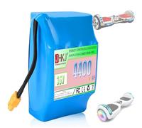 JHKJ 36V 4.4Ah 5.2Ah Twist Car Battery 36V Lithium Battery Pack with XT60 Plug 36 Volt Hoverboard Batteries for 50W-200W Motor Conversion Kits,36V4.4Ah