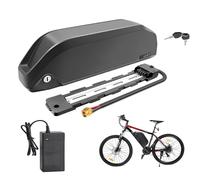 JHKJ 36V 48V 52V 10Ah 12Ah 12.5Ah 15Ah Electric Bike Lithium Batteries 36 Volt 48 Volt 52 Volt Downtube EBike Lithium-ion Replaceable Battery for Mountain Bike Motor,52V,12AH