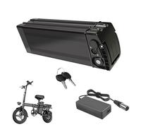 JHKJ 36V 48V 60V Built-in Lithium Battery 10Ah 15Ah 20Ah 25Ah 30Ah 40Ah Replacement Battery for Electric Bike Motor Kits with Charegr and Safety Lock,48V17.5Ah
