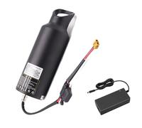 JHKJ 36V 6.7Ah 7Ah Kettle Lithium Battery 36V 5.2Ah 6.4Ah Mountain Bike Beam Batteries 36 Volts Lithinum Ion Battery with Charger and 4-Pin Port,XT60 36V6.7Ah