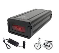 JHKJ 48V 12Ah 15Ah 18Ah 20Ah 23.2Ah 25.6Ah 28Ah Rear Rack Ebike Lithium Battery with Taillight and Safety Lock 48 Volt Mountain Electric Bike Batteries,48V,15Ah