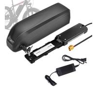 JHKJ 48V 16Ah 20Ah Ebike Downtube Lithium Li-ion Battery 36V 52V 20Ah Mountain Bike Electric EBike Lithium-ion Battery Pack Replacement with Charger/BMS/4 Pin Base/USB Port,XT60,48V 18Ah