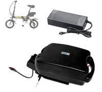 JHKJ 48V 6Ah 15Ah Frog Lithium Battery 36V 8Ah 18Ah Power Mountain Bike Batteries 24V 10Ah 20Ah Seat Post Lithium Battery with Anderson Plug,48V6Ah