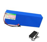 JHKJ 72 Volt Lithium Ion Battery 72V 20Ah 25Ah 30Ah 40Ah 45Ah 50Ah Removable Lithium Battery with Charger for 50-3600W Motorcycle Moped Motor Kit,T Plug,72V 25Ah